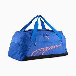 Torba sportowa unisex Puma FUNDAMENTAL SMALL SPORTS niebieska 09118711. Niebieskie torby podróżne i sportowe Puma, bez wzorów, na ramię. Za 105,08 zł.