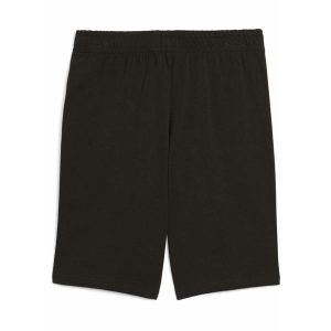 Młodzieżowe szorty ESS z logo No. 1 z dżerseju PUMA Black. Czarna szorty Puma, bez wzorów, z dżerseju, młodzieżowe. Za 89,00 zł.