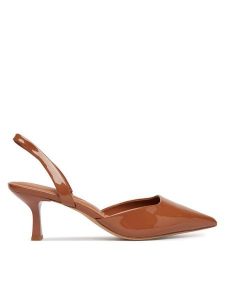 Aldo Szpilki Gavedessi 14190622 Brązowy. Brązowe szpilki ALDO, bez wzorów, ze skóry, bez obcasa. Za 359,99 zł.