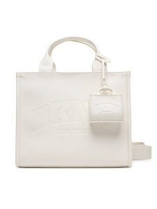 DKNY Torebka R53AAR57 Écru. Torebki klasyczne DKNY, bez wzorów, ze skóry, bez dodatków. Za 699,99 zł.