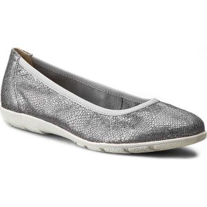Baleriny CAPRICE - 9-22150-26 Grey Met. Snake 224. Balerinki marki Caprice. W wyprzedaży za 159,00 zł.