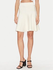 Guess Spódnica mini W5GD0U Z2XY0 Biały Regular Fit. Białe spódnice Guess, l, z aplikacjami, z wiskozy, mini. Za 289,99 zł.