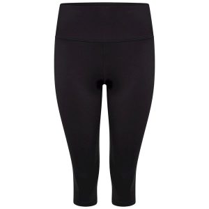 Damskie Legginsy Do Ćwiczeń 3/4 Influential. Czarne legginsy Dare 2b, bez wzorów. Za 77,99 zł.
