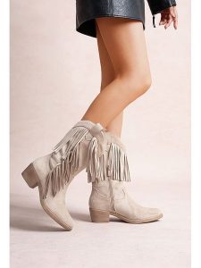 Foreverfolie Botki w kolorze beżowym rozmiar: 36. Brązowe botki Foreverfolie, bez wzorów, bez obcasa, bez zapięcia. Za 152,99 zł.