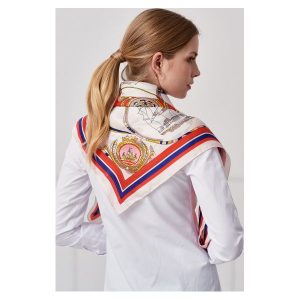 Apaszka marynarska ONE SIZE wielokolorowy. Apaszki i chusty marki Marie Zélie. Za 167,00 zł.