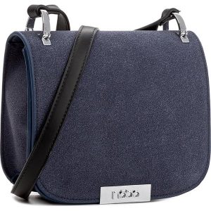 Torebka NOBO - NBAG-D1390-C013 Granatowy. Niebieskie listonoszki marki NOBO, z materiału. W wyprzedaży za 119,00 zł.