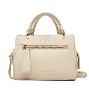 Torebka Armani Exchange. Brązowe torebki klasyczne Armani Exchange, bez wzorów, bez dodatków. Za 619,99 zł.