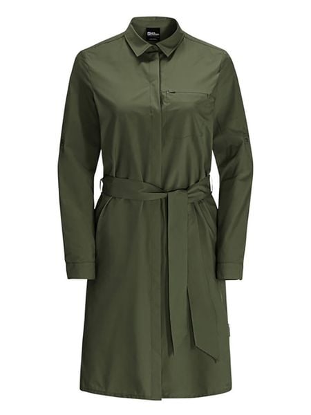 Jack Wolfskin Sukienka turystyczna w kolorze zielonym rozmiar: S. Zielone sukienki Jack Wolfskin, na co dzień, s, bez wzorów, z materiału, sportowe, bez kołnierzyka, bez ramiączek, proste. Za 178,79 zł.