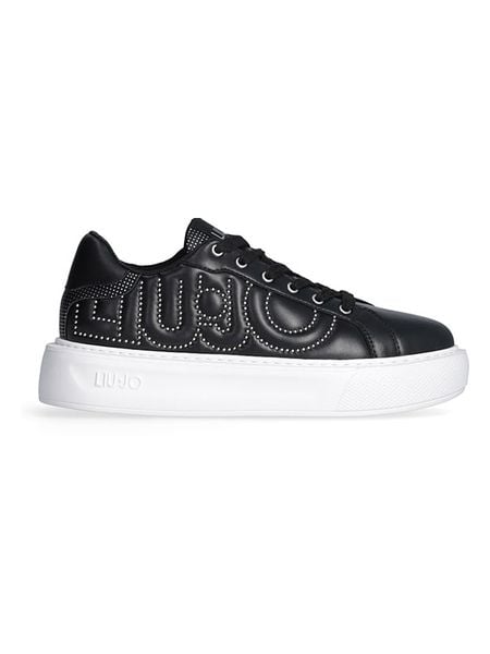 Liu Jo Sneakersy w kolorze czarnym rozmiar: 37. Czarne trampki Liu Jo, bez wzorów, bez zapięcia. Za 245,38 zł.