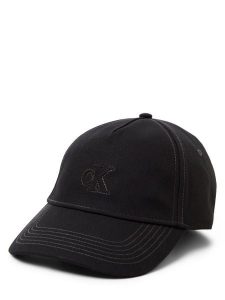 Calvin Klein Czapka Kobiety Bawełna czarny, ONE SIZE. Czarne czapki Calvin Klein, bez wzorów, z bawełny, eleganckie. Za 139,95 zł.
