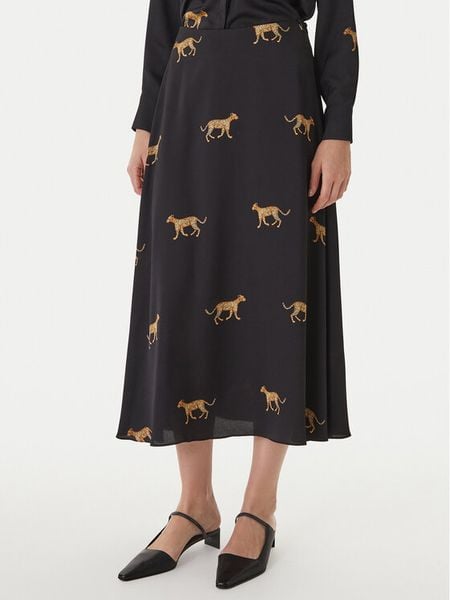LOLA CASADEMUNT Spódnica maxi LS2608008 Czarny Regular Fit. Czarne spódnice LOLA CASADEMUNT, xs, bez wzorów, z syntetyku, maxi. Za 333,99 zł.