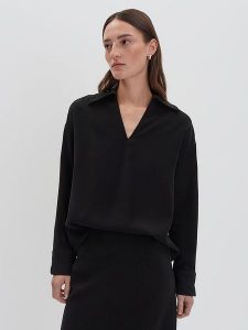 Someday Bluzka w kolorze czarnym rozmiar: 40. Czarne bluzki someday., bez wzorów, bez kołnierzyka, bez ramiączek. Za 165,99 zł.