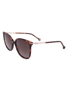Carolina Herrera Damskie okulary przeciwsłoneczne w kolorze jasnobrązowo-brązowym rozmiar: 55. Brązowe okulary przeciwsłoneczne Carolina Herrera. Za 304,95 zł.