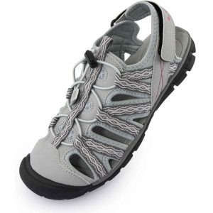 Sandały damskie LOAP Acona szaro-różowe 37. Czerwone buty trekkingowe LUNA SANDALS, bez wzorów, bez obcasa, bez zapięcia. Za 266,99 zł.