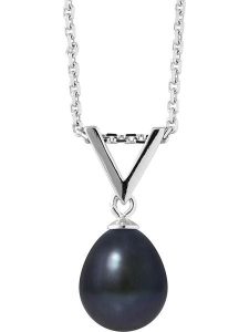 Pearline Srebrny naszyjnik z zawieszką - dł. 42 cm rozmiar: onesize. Niebieskie naszyjniki Pearline, z perłą, srebrne. Za 173,99 zł.