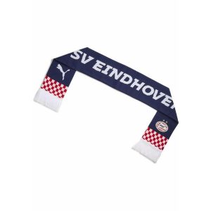 Szalik Essentials PSV Eindhoven PUMA Navy White Blue. Białe szaliki Puma, bez wzorów. Za 109,00 zł.