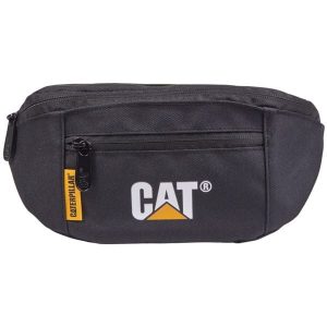 Torebka nerka sportowa dla dorosłych Tactical Waist Bag. Czarne nerki i saszetki Caterpillar, bez wzorów. Za 59,99 zł.