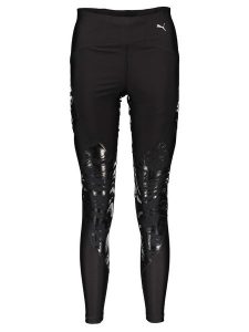 Puma Legginsy funkcyjne "Run Ultraform HW FL" w kolorze czarnym rozmiar: XS. Czarne legginsy Puma, xs, bez wzorów, outdoorowe. Za 127,35 zł.