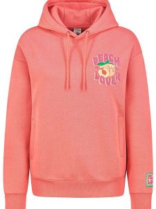 Sublevel Bluza w kolorze łososiowym rozmiar: S. Czerwone bluzy Sublevel, s, bez wzorów, z kapturem. Za 127,35 zł.