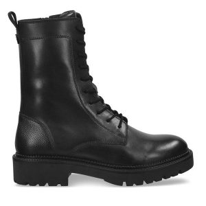 Trapery Gant. Czarne buty zimowe GANT, bez obcasa, bez zapięcia. Za 649,99 zł.