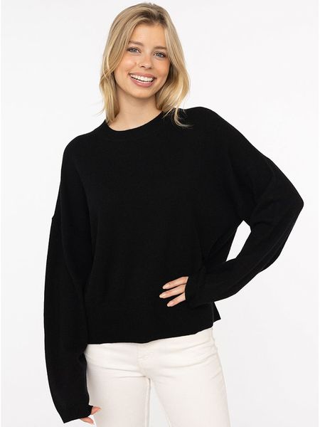 Zwillingsherz Kaszmirowy sweter w kolorze czarnym rozmiar: M. Czarne swetry oversize Zwillingsherz, m, bez wzorów, z kaszmiru, bez ramiączek. Za 405,05 zł.