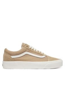 Vans Tenisówki Old Skool VN000EDY4MG1 Beżowy. Brązowe trampki Vans, bez wzorów, z materiału, bez zapięcia. Za 369,99 zł.