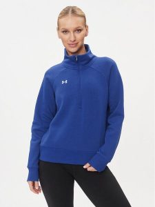 Under Armour Bluza Ua Rival Fleece Hz 1379492 Niebieski Loose Fit. Niebieskie bluzy Under Armour, l, bez wzorów, z bawełny, bez kaptura. Za 149,99 zł.