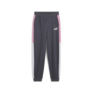 Młodzieżowe spodnie dresowe PUMA POWER PUMA Galactic Gray. Szara spodnie dresowe Puma, l, bez wzorów, z dresówki. Za 121,99 zł.