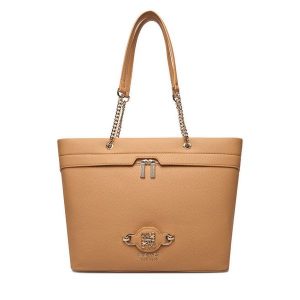 Torebka Nine West. Brązowe shopper bag Nine West, bez wzorów, bez dodatków. Za 329,99 zł.