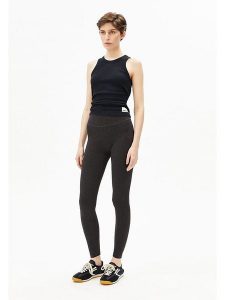 Armedangels Legginsy ''Faribaa'' w kolorze szarym rozmiar: M. Szare legginsy ARMEDANGELS, bez wzorów, z podwyższonym stanem. Za 119,95 zł.