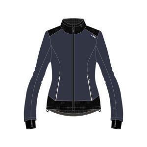 Kurtka damska turystyczna CMP 34A2436. Czarne kurtki CMP, l, bez wzorów, z softshellu, z kapturem. Za 425,00 zł.