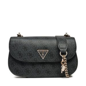 Torebka Guess. Czarne torebki klasyczne Guess, z aplikacjami, bez dodatków. Za 329,99 zł.