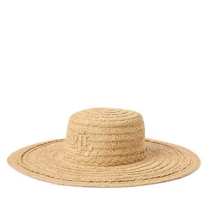 Kapelusz LAUREN RALPH LAUREN. Brązowe kapelusze Lauren Ralph Lauren, bez wzorów. Za 339,99 zł.