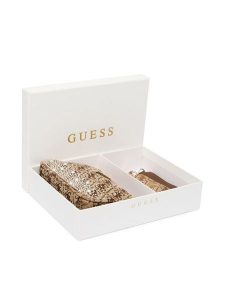 Guess Torebka GFBOXW P6101 Beżowy. Brązowe torebki klasyczne Guess, z aplikacjami, z materiału, bez dodatków. Za 369,99 zł.
