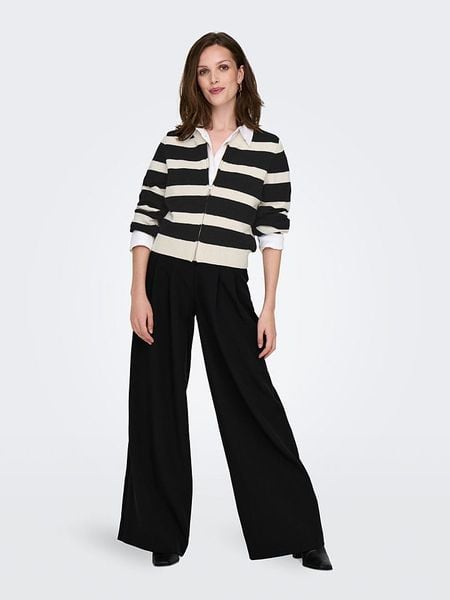 ONLY Kardigan w kolorze czarno-kremowym rozmiar: L. Brązowe kardigany ONLY. Za 56,79 zł.