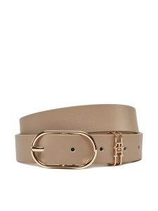 Tommy Hilfiger Pasek Damski Feminine 2.5 AW0AW17494 Écru. Paski TOMMY HILFIGER, bez wzorów, ze skóry. Za 239,99 zł.