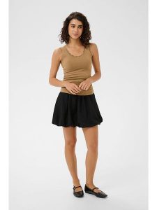 Kaffe Top w kolorze jasnobrązowym rozmiar: XL. Brązowe topy Kaffe, xl, bez wzorów, bez kołnierzyka, bez ramiączek. Za 78,99 zł.