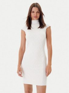 Marciano Guess Sukienka codzienna 4BGK0A 5661Z Beżowy Bodycon Fit. Brązowe kombinezony Marciano Guess, z aplikacjami, z syntetyku, bez kołnierzyka, bez ramiączek. Za 459,99 zł.
