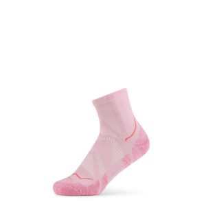 Skarpety biegowe Buff Dryflx Quarter Sock DQ. Czerwone skarpetki Buff, bez wzorów. Za 108,89 zł.