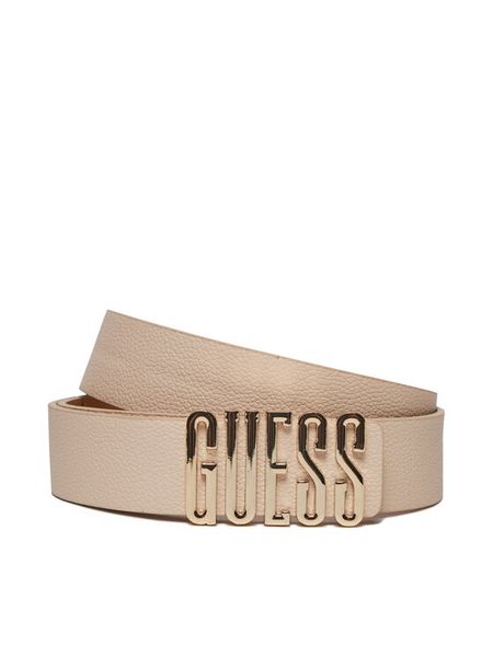 Guess Pasek Damski BW9069 P4135 Różowy. Czerwone paski Guess, z aplikacjami, ze skóry. Za 129,99 zł.