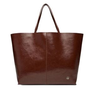 Torebka G-Star Raw. Brązowe shopper bag G-Star Raw, bez wzorów, bez dodatków. Za 179,99 zł.