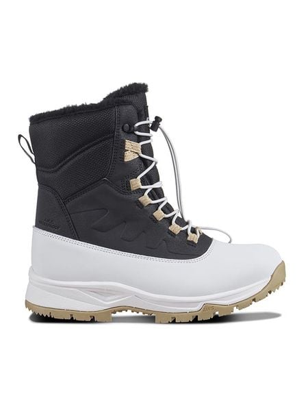 Icepeak Kozaki zimowe "Alofi" w kolorze biało-czarnym rozmiar: 40. Białe kozaki Icepeak, na zimę, bez wzorów, z materiału, bez obcasa, bez zapięcia. Za 324,26 zł.