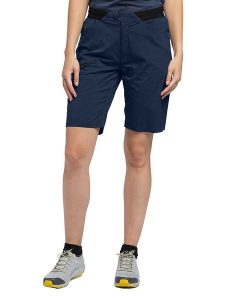 Haglöfs Szorty funkcyjne "L.I.M Fuse" w kolorze granatowym rozmiar: 34. Niebieskie spodenki sportowe Haglöfs, l, bez wzorów, z materiału, outdoorowe. Za 202,45 zł.