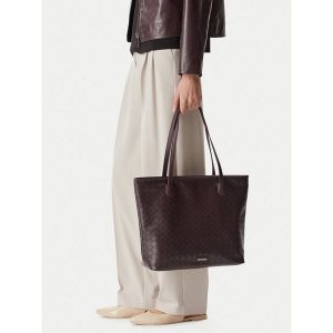 Torebka Lasocki. Fioletowe shopper bag Lasocki, bez wzorów, bez dodatków. Za 179,99 zł.