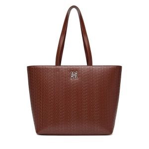 Torebka Nine West. Brązowe shopper bag Nine West, bez wzorów, bez dodatków. Za 269,99 zł.