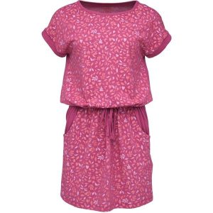 Sukienka damska LOAP Aslaris PNK - XS. Czerwone sukienki ZOOPLEMENTS, xs, bez wzorów, z materiału, sportowe, bez kołnierzyka, bez ramiączek, sportowe. Za 168,99 zł.