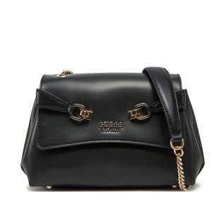 Torebka Guess. Czarne torebki klasyczne Guess, z aplikacjami, bez dodatków. Za 309,99 zł.