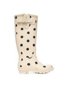 Hunter Kalosze EO-SJY-TY Écru. Białe kalosze Hunter, bez wzorów, z kauczuku. Za 349,99 zł.
