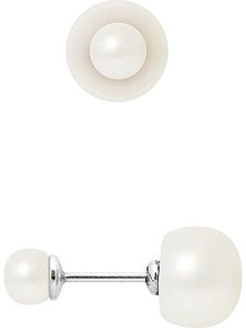 Pearline Kolczyki-wkrętki w kolorze białym z perłami rozmiar: onesize. Białe kolczyki Pearline, z perłą, srebrne. Za 234,94 zł.