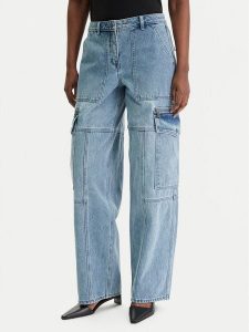 MICHAEL Michael Kors Jeansy MR6909WFAU Niebieski Relaxed Fit. Niebieskie jeansy MICHAEL Michael Kors, bez wzorów, z bawełny. Za 564,99 zł.